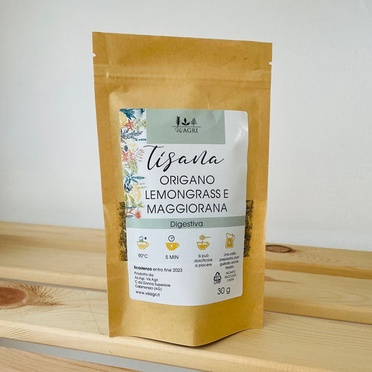 Tisana Origano, Lemongrass e Maggiorana 30 g