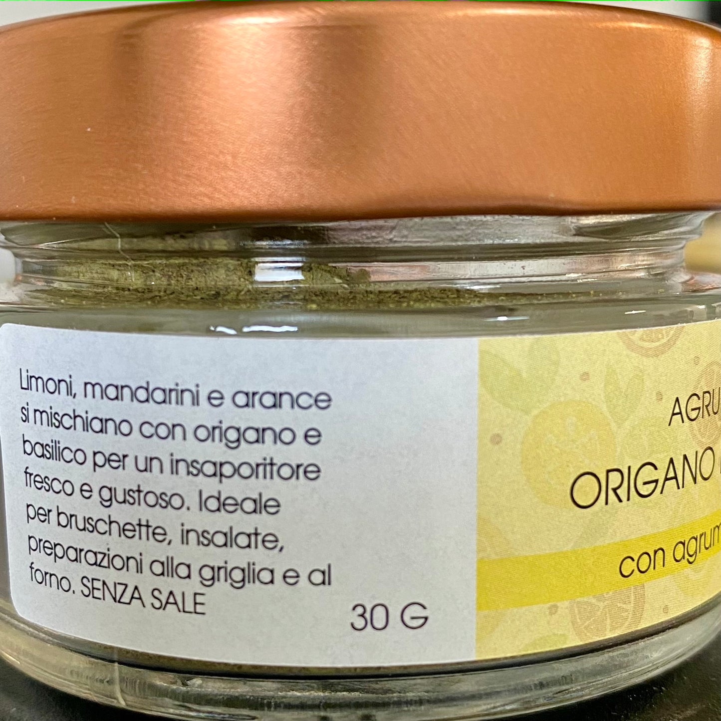 Agrumoso - Origano e Basilico 30g- SENZA SALE - VisAgri