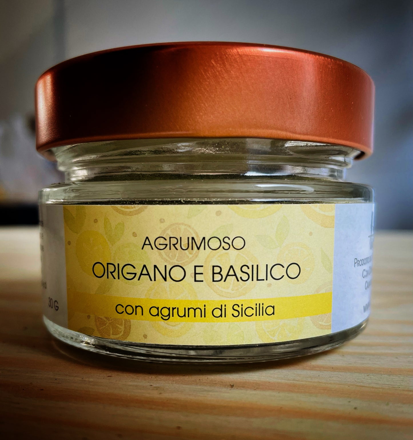 Agrumoso - Origano e Basilico 30g- SENZA SALE - VisAgri