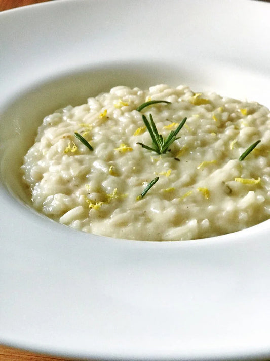 Risotto al limone e rosmarino Visagri