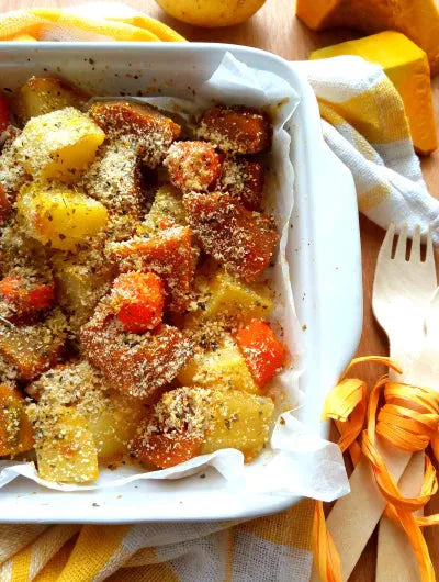 Patate e Zucca al forno agli aromi Visagri