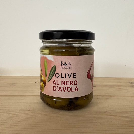 Olive al Nero d'Avola