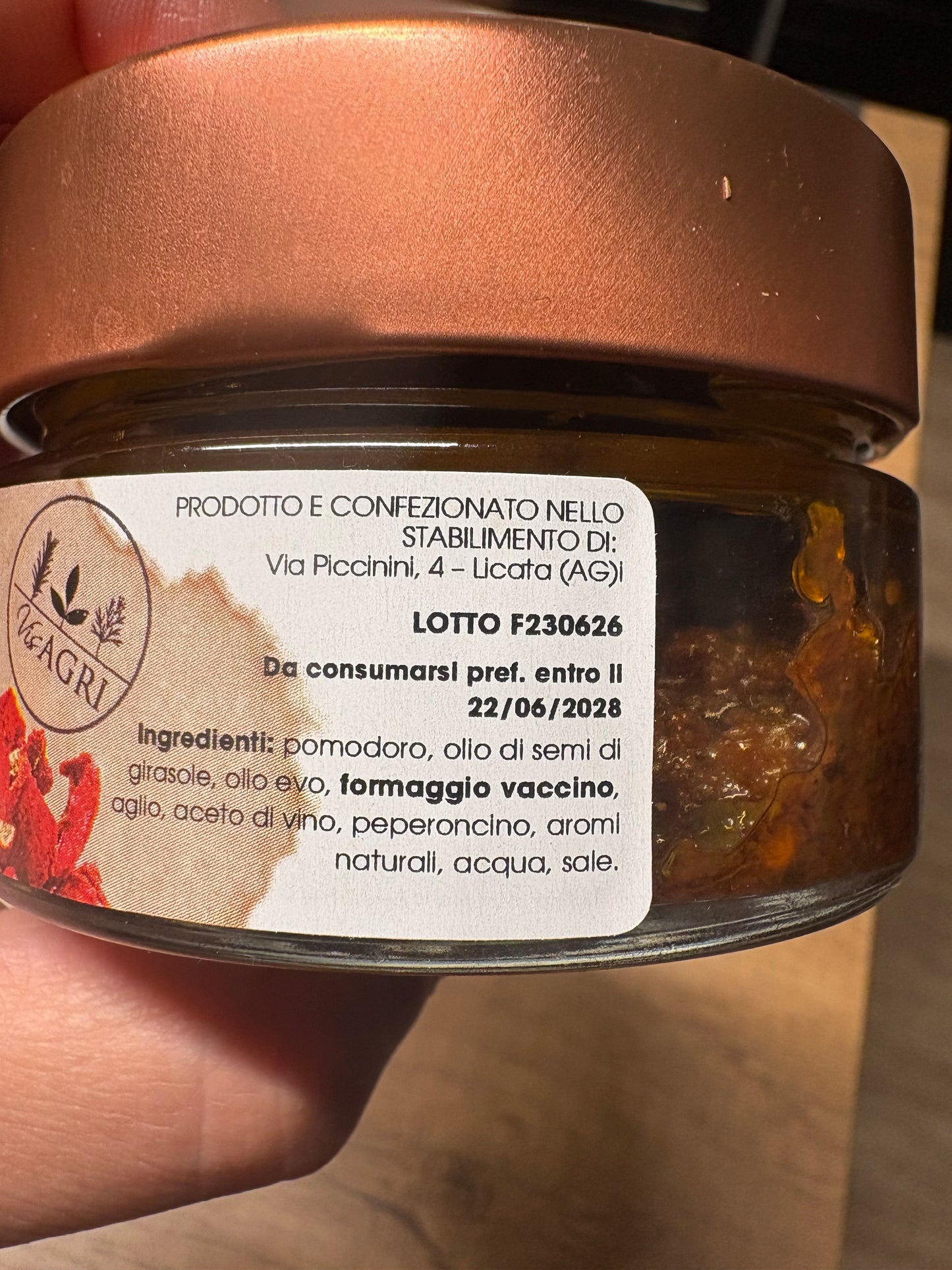 Capuliatu – trito di pomodori secchi