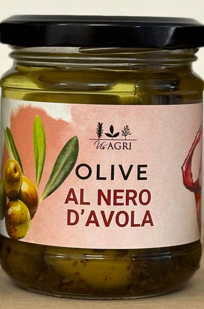 Olive al Nero d'Avola