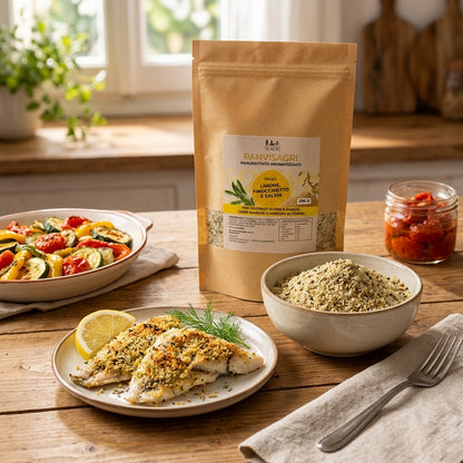 Panvisagri Limone, Finocchietto e Salvia – 250g SENZA AGLIO
