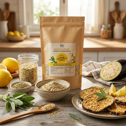 Panvisagri Limone, Finocchietto e Salvia – 250g SENZA AGLIO