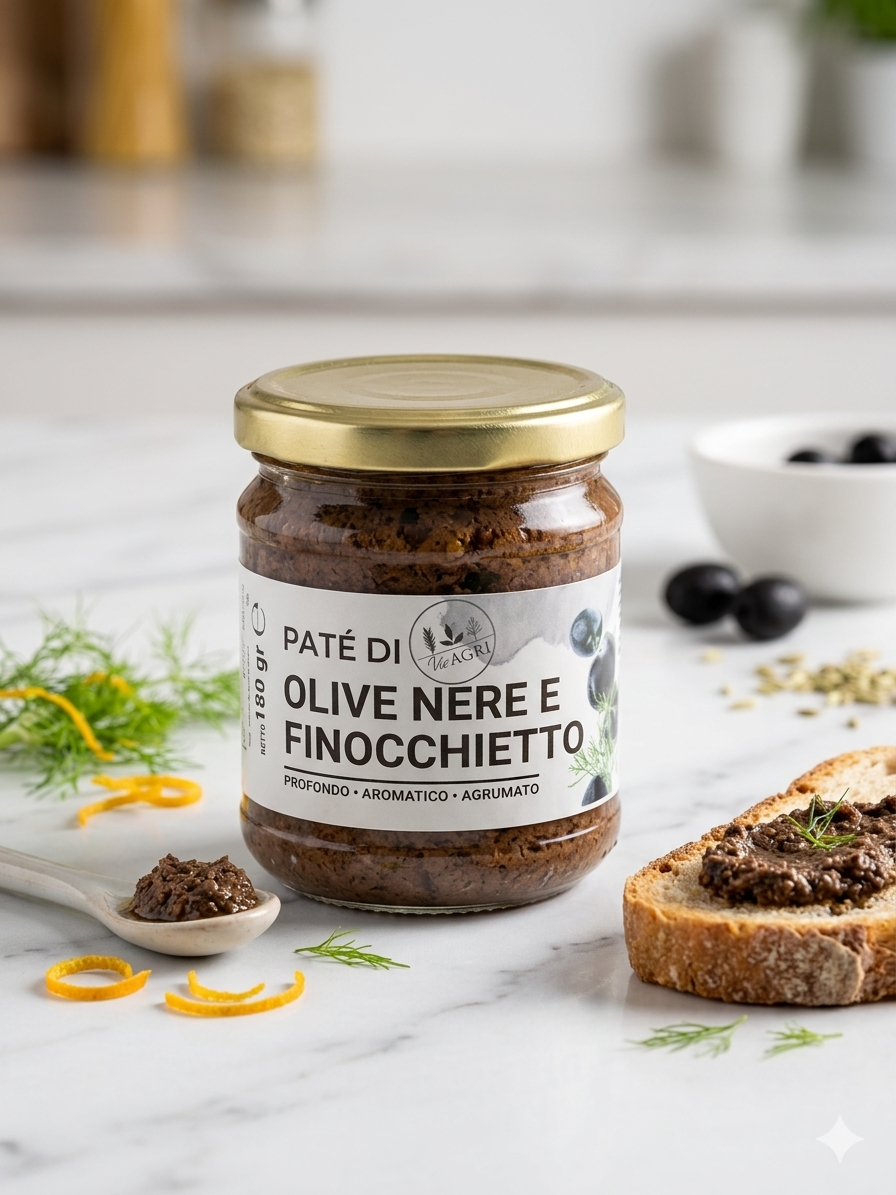 Paté di Olive Nere e Finocchietto