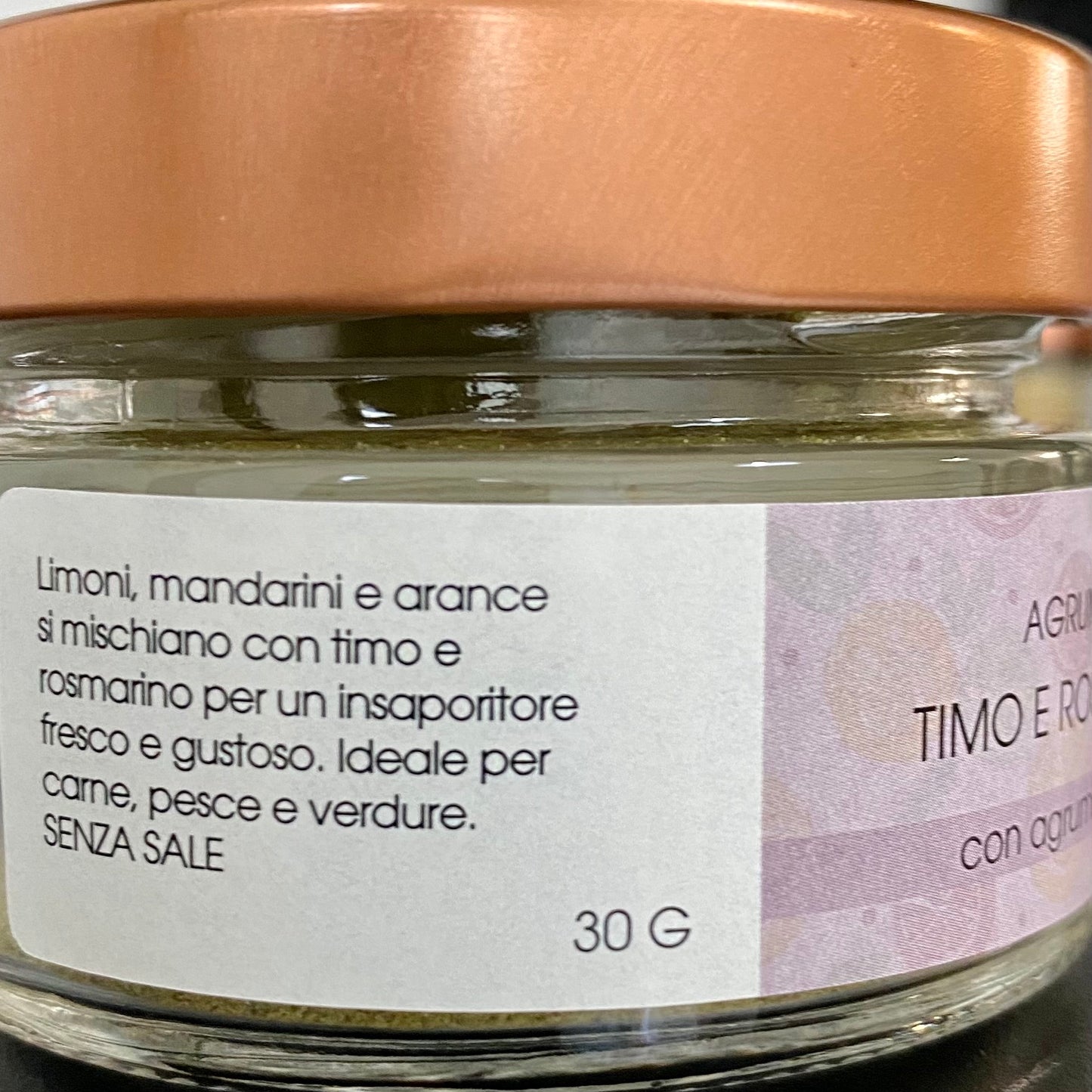 Agrumoso - Timo e Rosmarino 30g - SENZA SALE - VisAgri