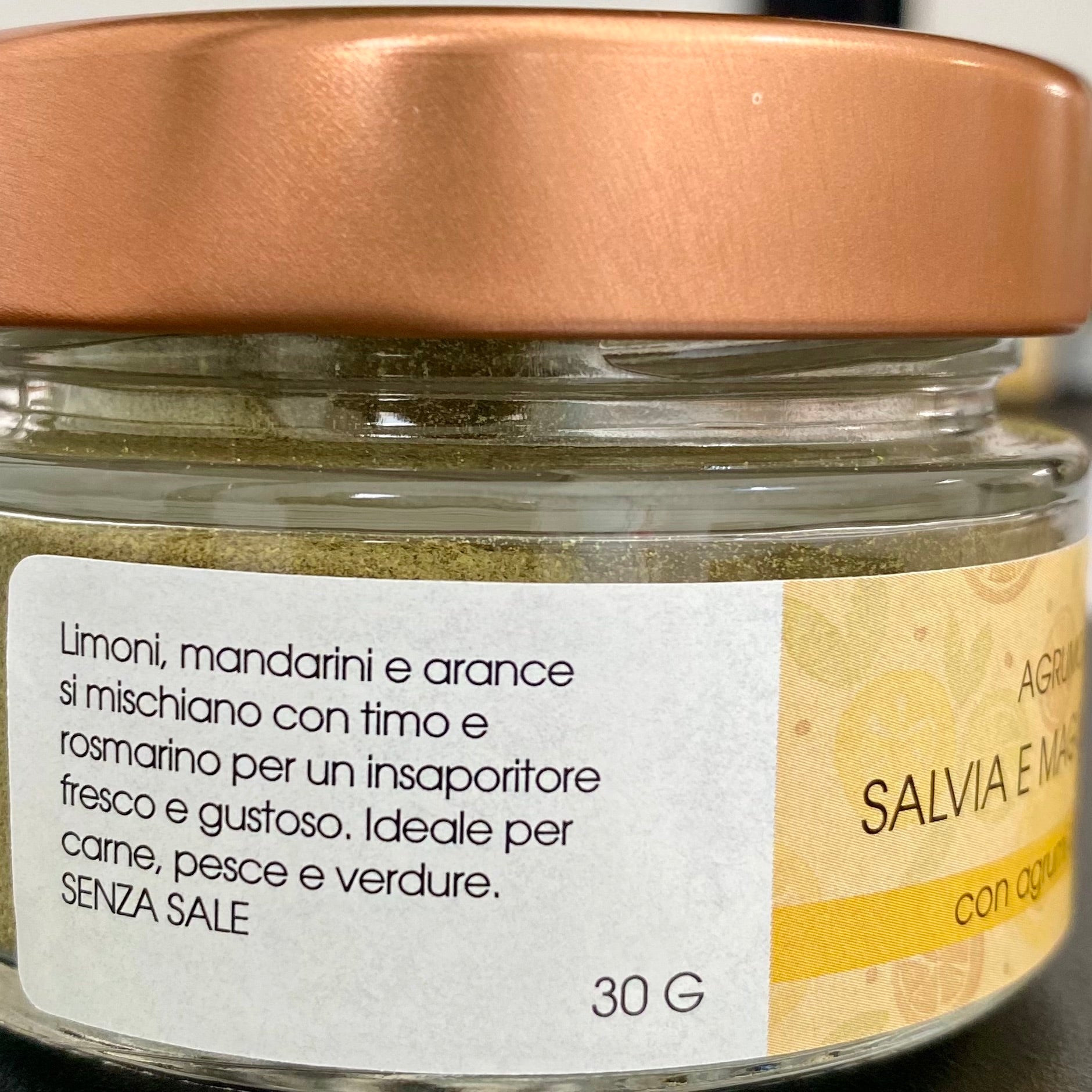 Agrumoso - Salvia e Maggiorana 30g - SENZA SALE - VisAgri
