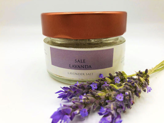 sale aromatico alla lavanda vera